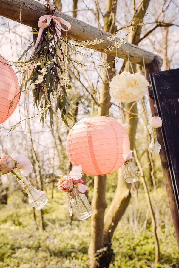 trouwen in een boomgaard Wedding Eve