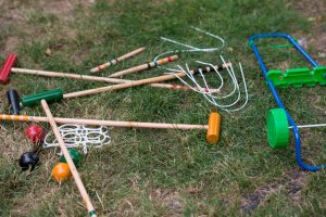 spelletjes op buiten bruiloft