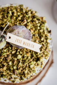 toffe taart met vijgen topping Wedding Eve